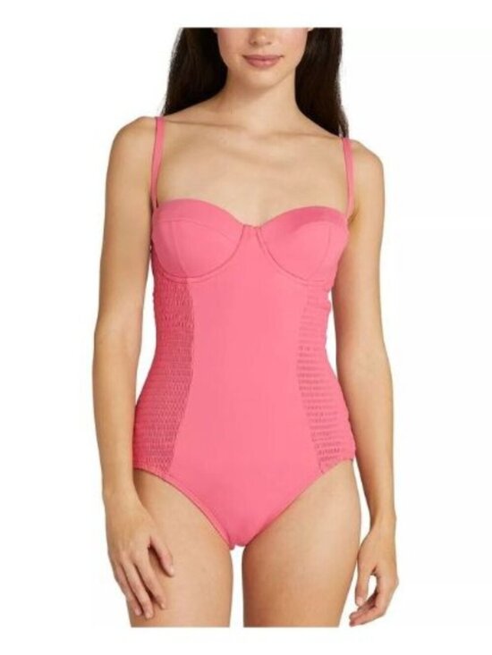 Kate Spade New York Other - NEW Kate Spade Women's L Smocked Underwire One-Piece Swimsuit NWT $185